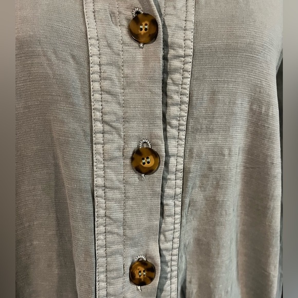 North Style Women’s Cotton Collared Button Front Jacket Size Large in Bl… - Picture 6 of 10